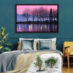 Lake Geneva Twilight Wall Art