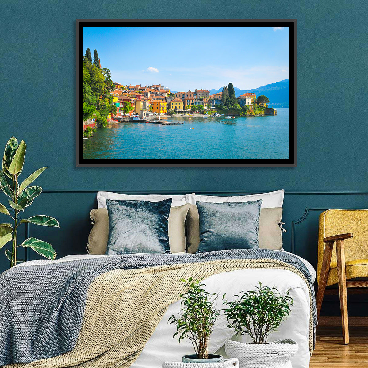 Varenna, Lake Como Wall Art in a room, landscape