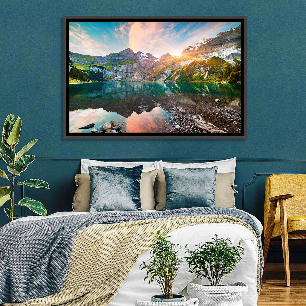 Oeschinensee Reflection Wall Art