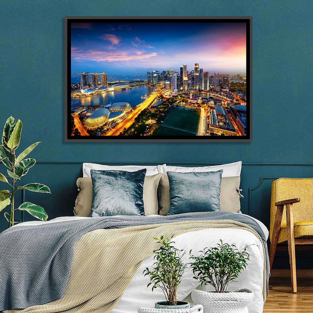 Marina Bay Twilight Singapore Wall Art