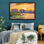 Sarasota Bayfront Sunset Skyline Wall Art