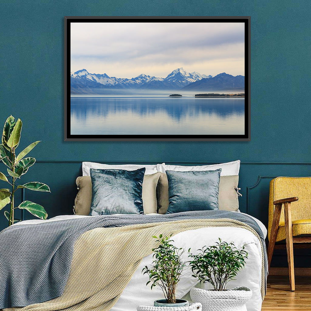 Mount Cook Reflection at Lake Pukaki Wall Art