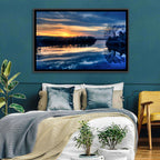 Louisiana Bayou Sunset Wall Art