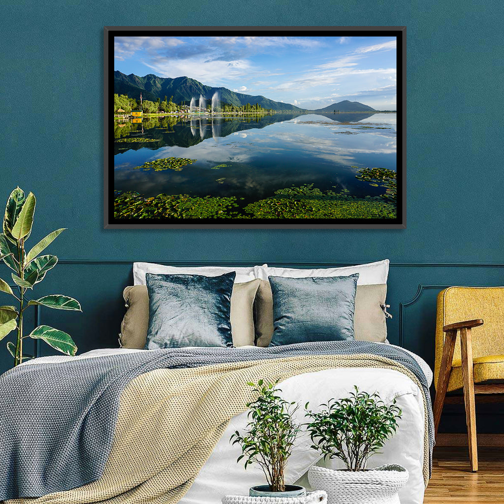 Dal Lake Reflections, Srinagar Wall Art
