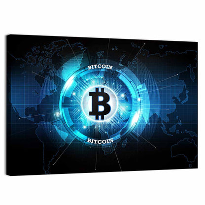 Futuristic Digital Money Wall Art