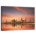 Kuwait City Skyline at Sunset Wall Art