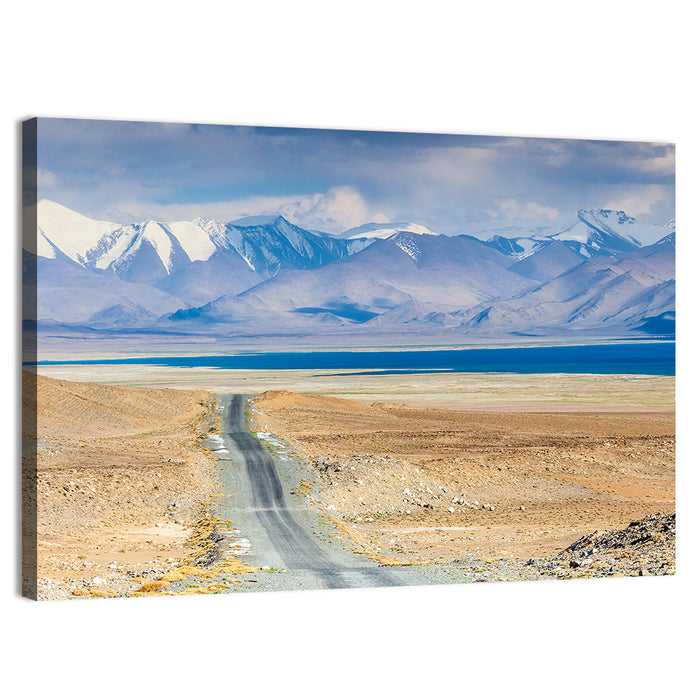 Karakul Lake, Pamir Mountains Wall Art as a canvas print