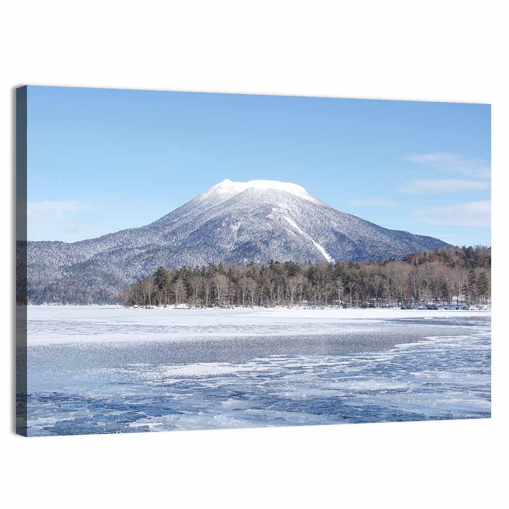 Frozen Lake Akan Wall Art, canvas print, landscape