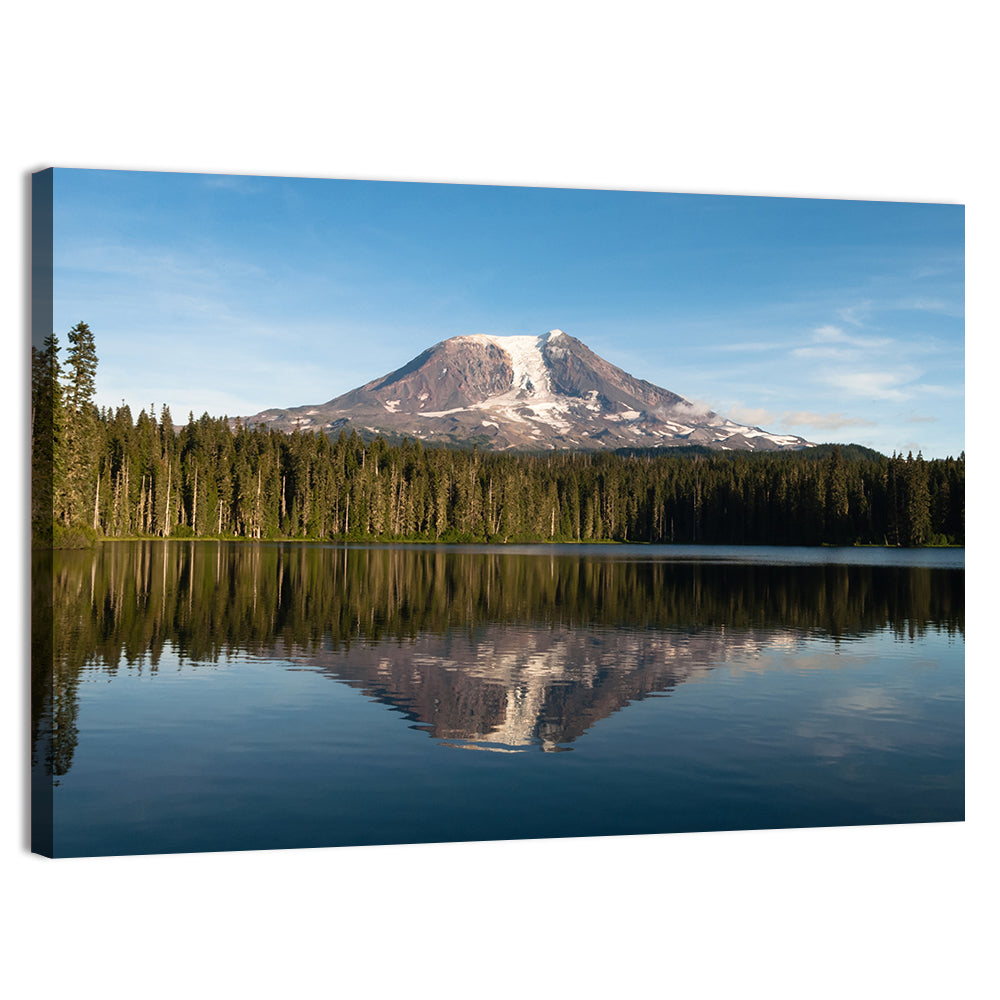 Takhlakh Lake Reflection Wall Art, canvas print, landscape