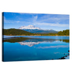 California Mountain Lake Reflection Wall Art