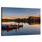 Dutzendteich Lake at Golden Hour Wall Art