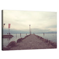 Stone Pier at Lake Garda Wall Art