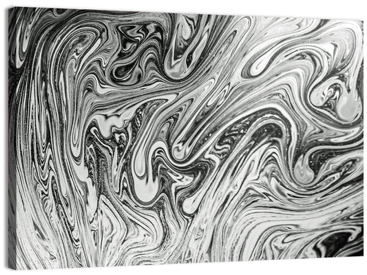 Sticky Liquid Abstract Pattern Wall Art