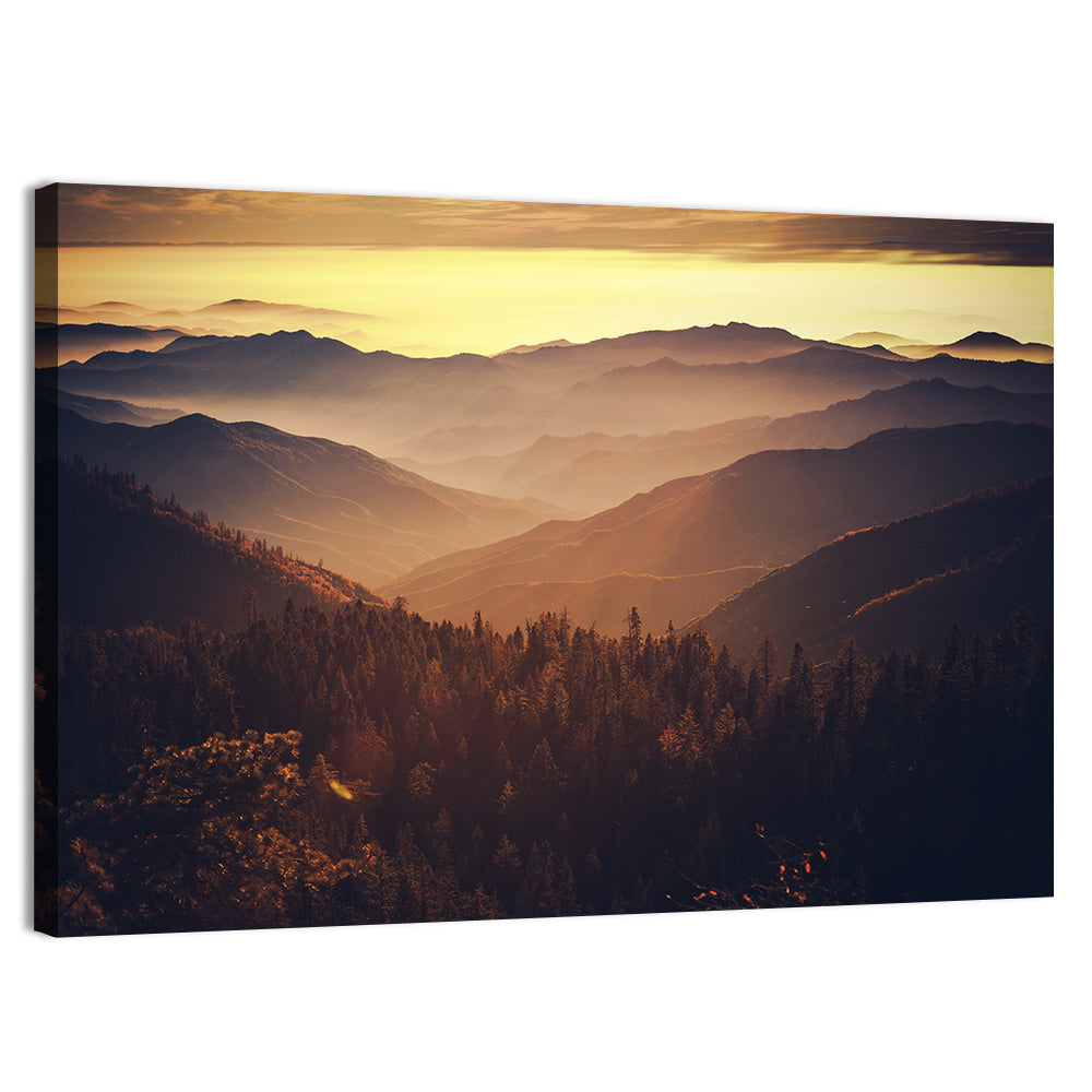 Sierra Nevada Mountains Wall Art, canvas print, landscape