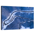 Montenegro Snowy Mountain Road Wall Art