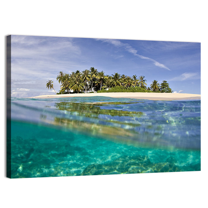 Island Paradise Wall Art as a canvas print