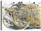 Metallic Gold Marbled Abstract Wall Art