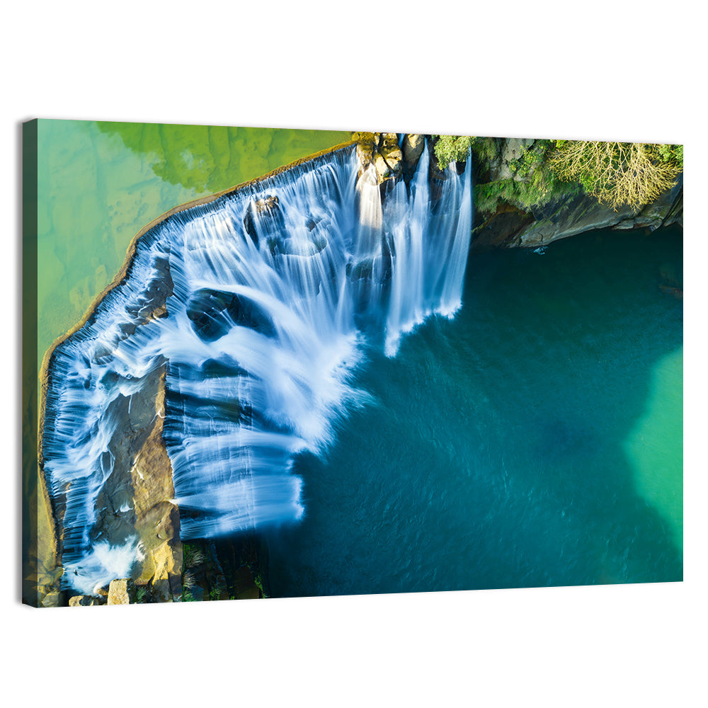 Shifen Waterfall Aerial Wall Art