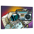 Astronaut with Boombox Wall Art