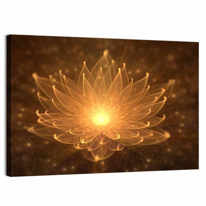 Water Lily Illustration Wall Art