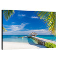 Maldives Overwater Pier Wall Art