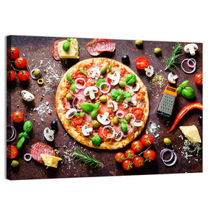 Delicious Italian Pizza Wall Art