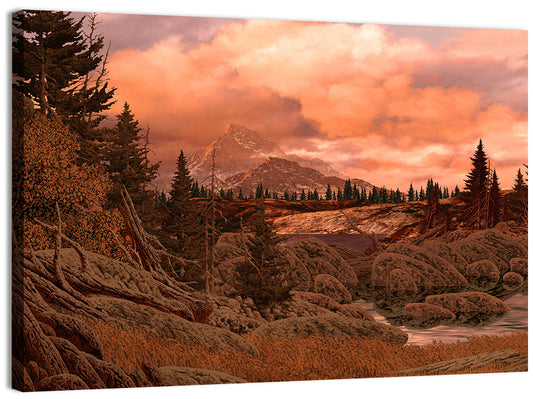 Rocky Mountain Landscape Wall Art