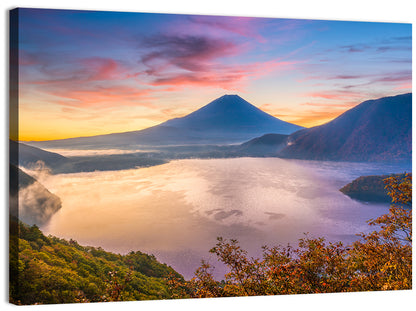 Lake Motosu & Mount Fuji Wall Art