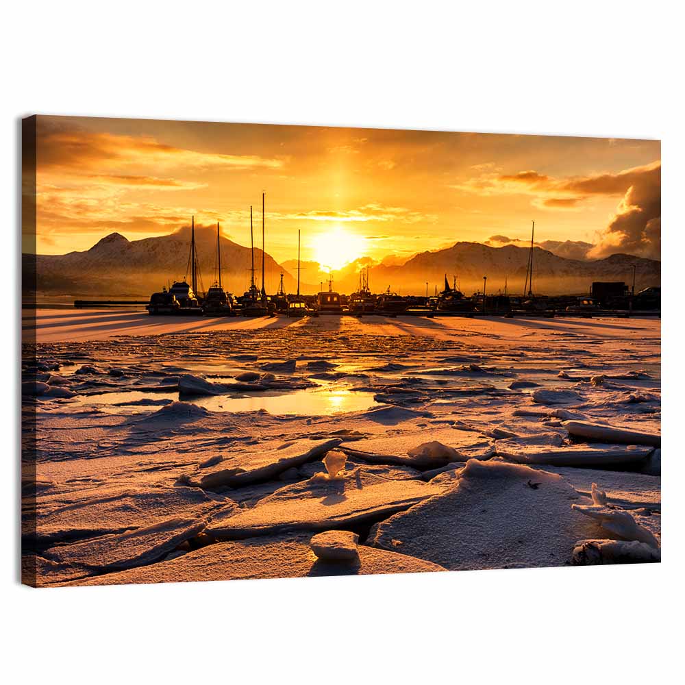 Lofoten Island Sunset Wall Art