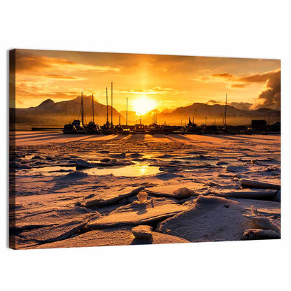 Lofoten Island Sunset Wall Art