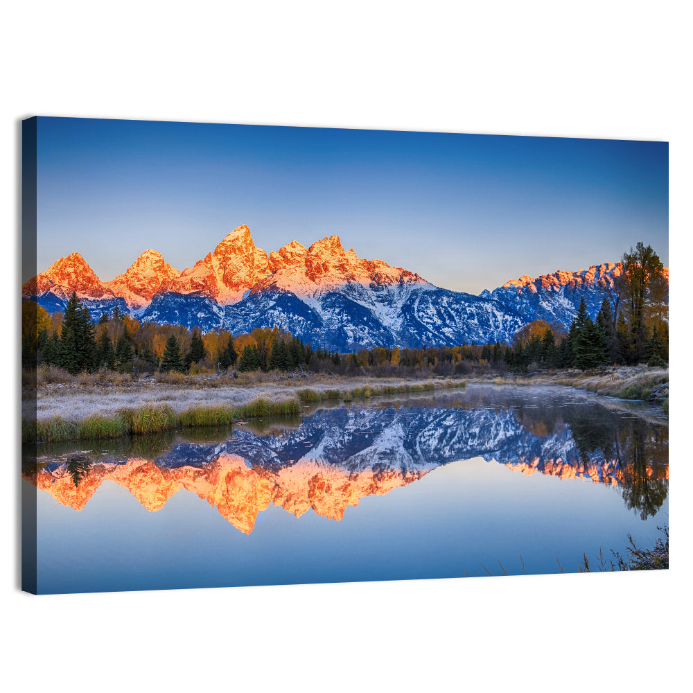 Schwabacher Landing, Grand Teton Sunrise Wall Art