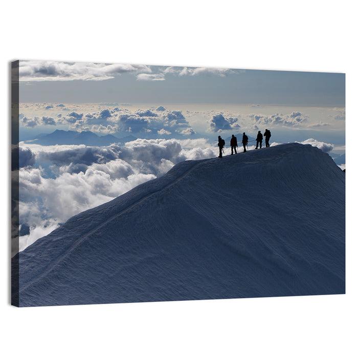 Above the Clouds Wall Art as a canvas print