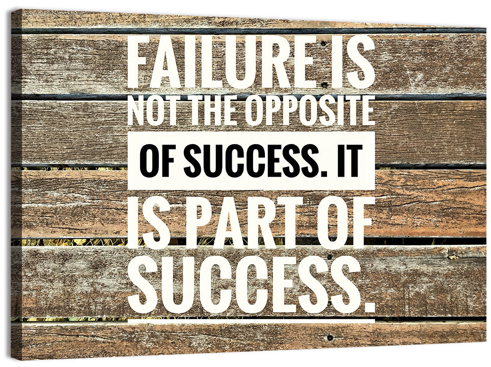 Failure is Part of Success Wall Art