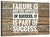 Failure is Part of Success Wall Art