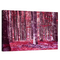 Crimson Woodland Wall Art