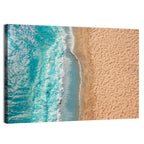 Turquoise Coastline Aerial Wall Art