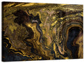 Black and Gold Marble Abstraction Wall Art