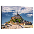 Mont Saint-michel at Low Tide Wall Art