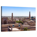 Khodja Mosque Minarets, Khiva Wall Art
