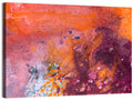 Magenta Orange Color Flow Wall Art