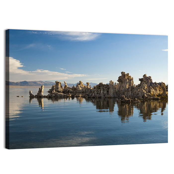 Mono Lake Reflections Wall Art as a canvas print