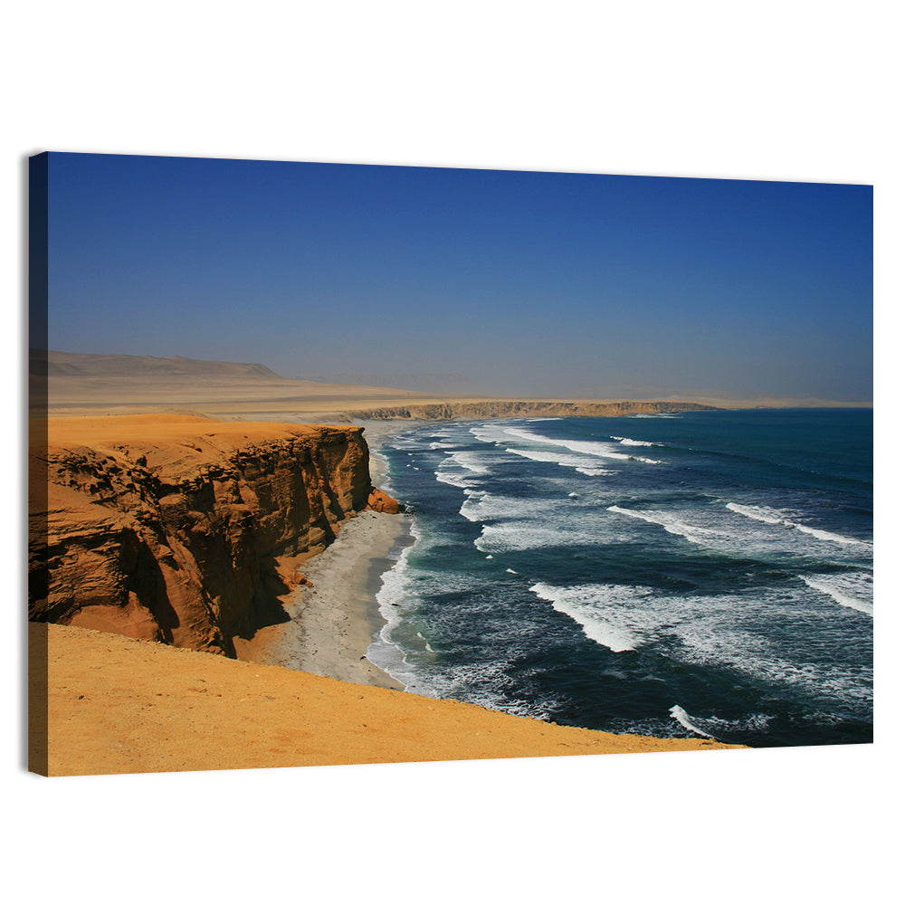 Peru Red Beach Wall Art