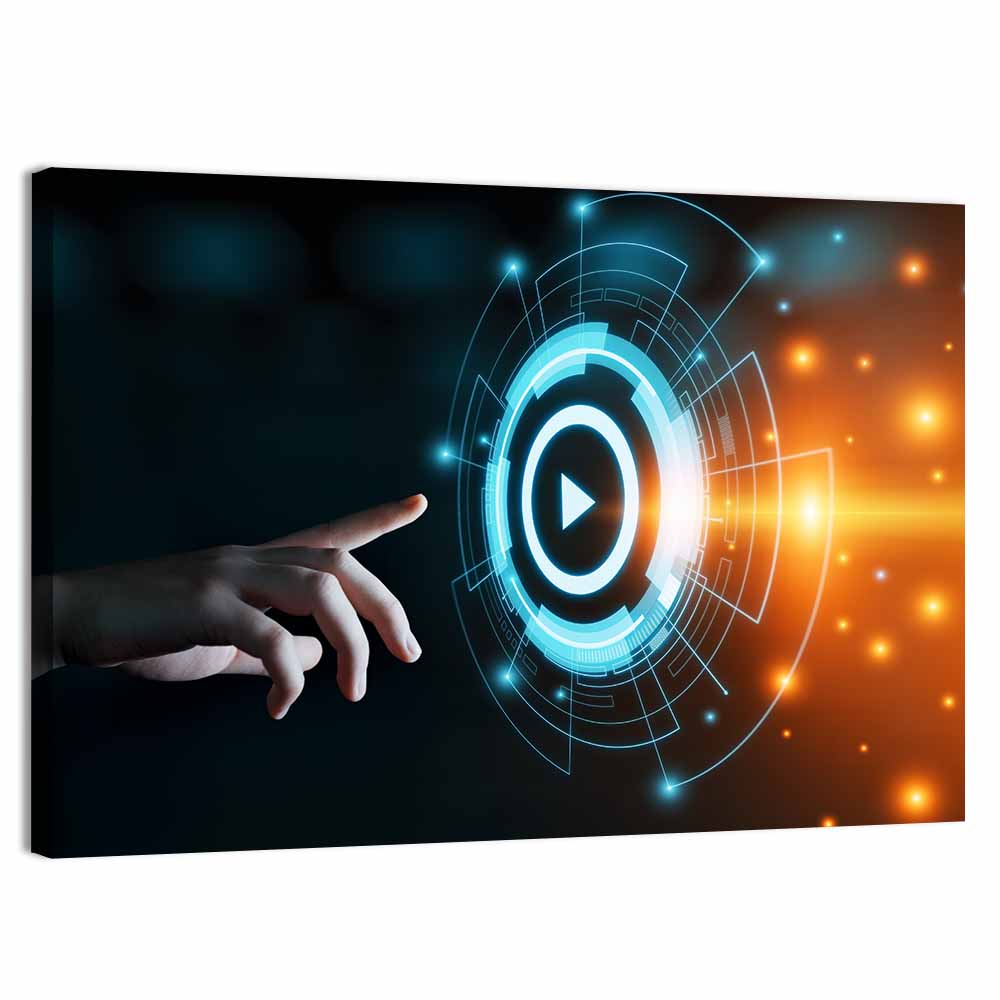 Video Marketing Concept Wall Art