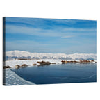 Lake Sevan Winter Landscape Wall Art