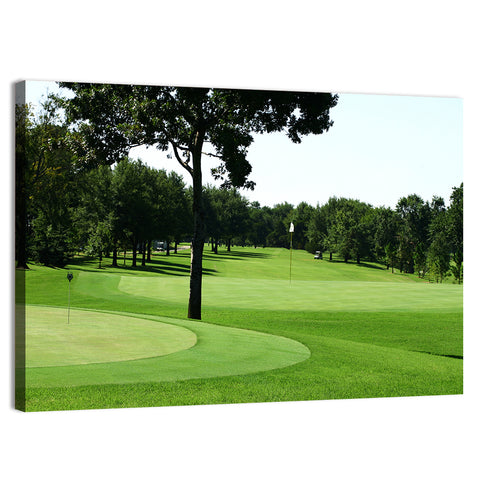 Oklahoma Golf Course Greens Wall Art
