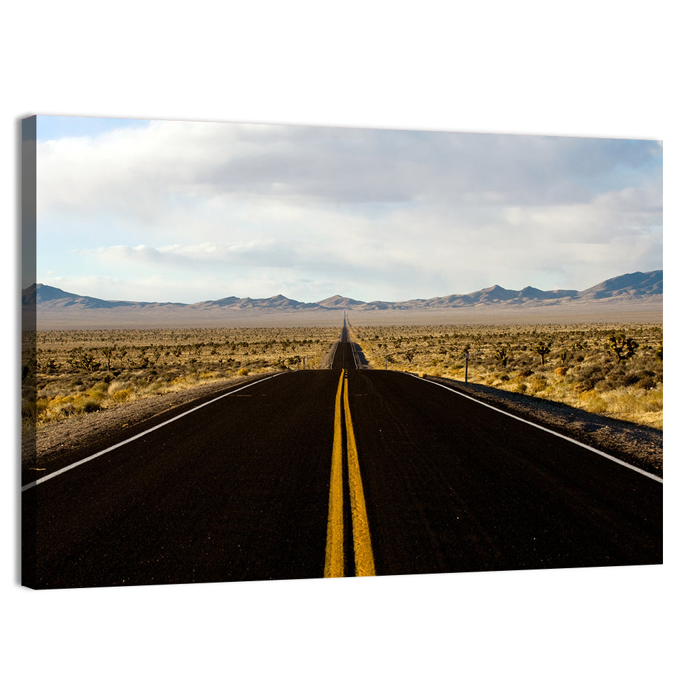 Nevada Desert Highway Wall Art