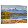 Autumn Mountain Lake Reflection Wall Art