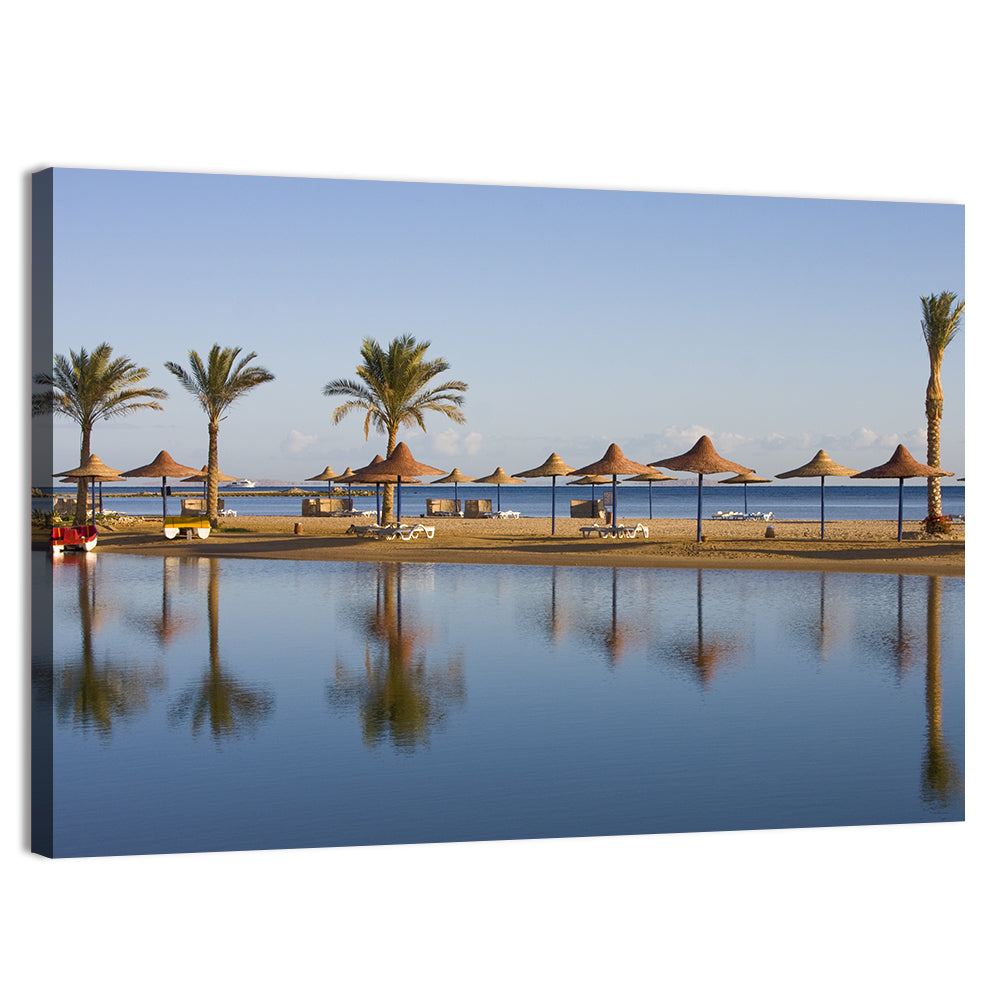 Hurghada Beach Seascape Wall Art, canvas print, landscape