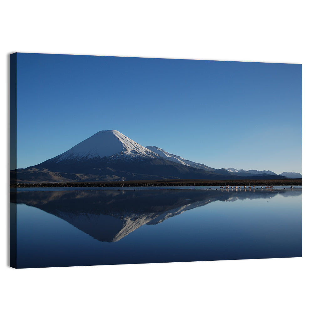 Chungara Lake Reflection Wall Art