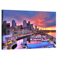Seattle Skyline at Sunset Wall Art